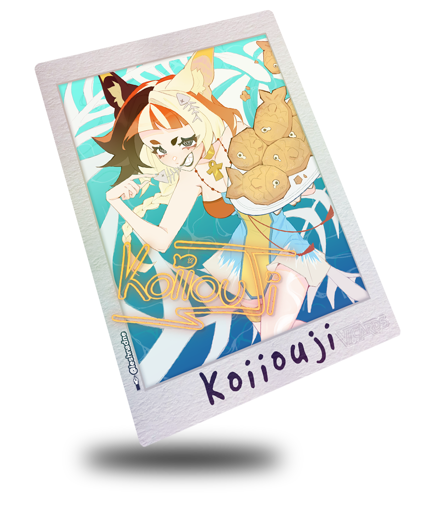 Koiiouji Polaroid Style, Vtuber Trading Card