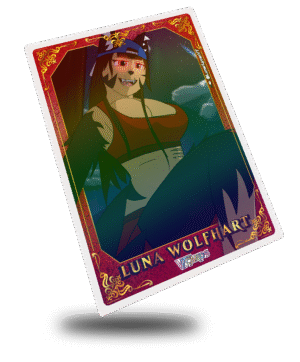 Luna Wolfhart Regal, Vtuber Trading Card