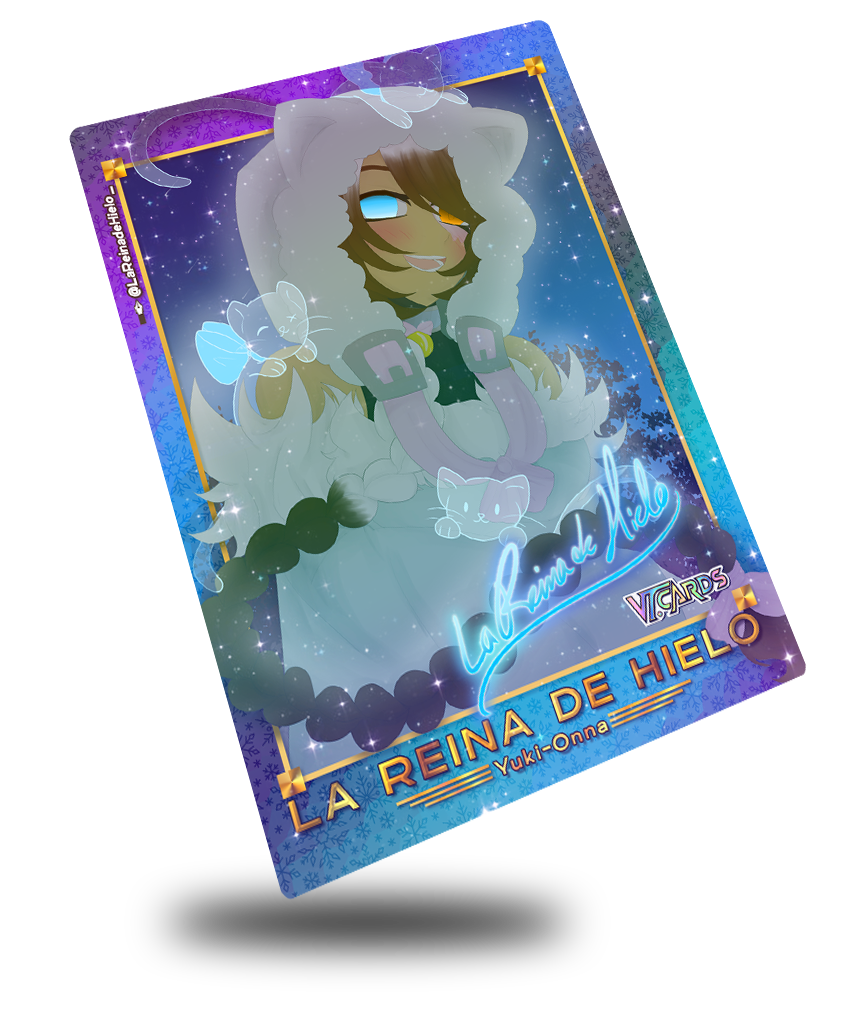 La Reina De Hielo, Vtuber Trading Card