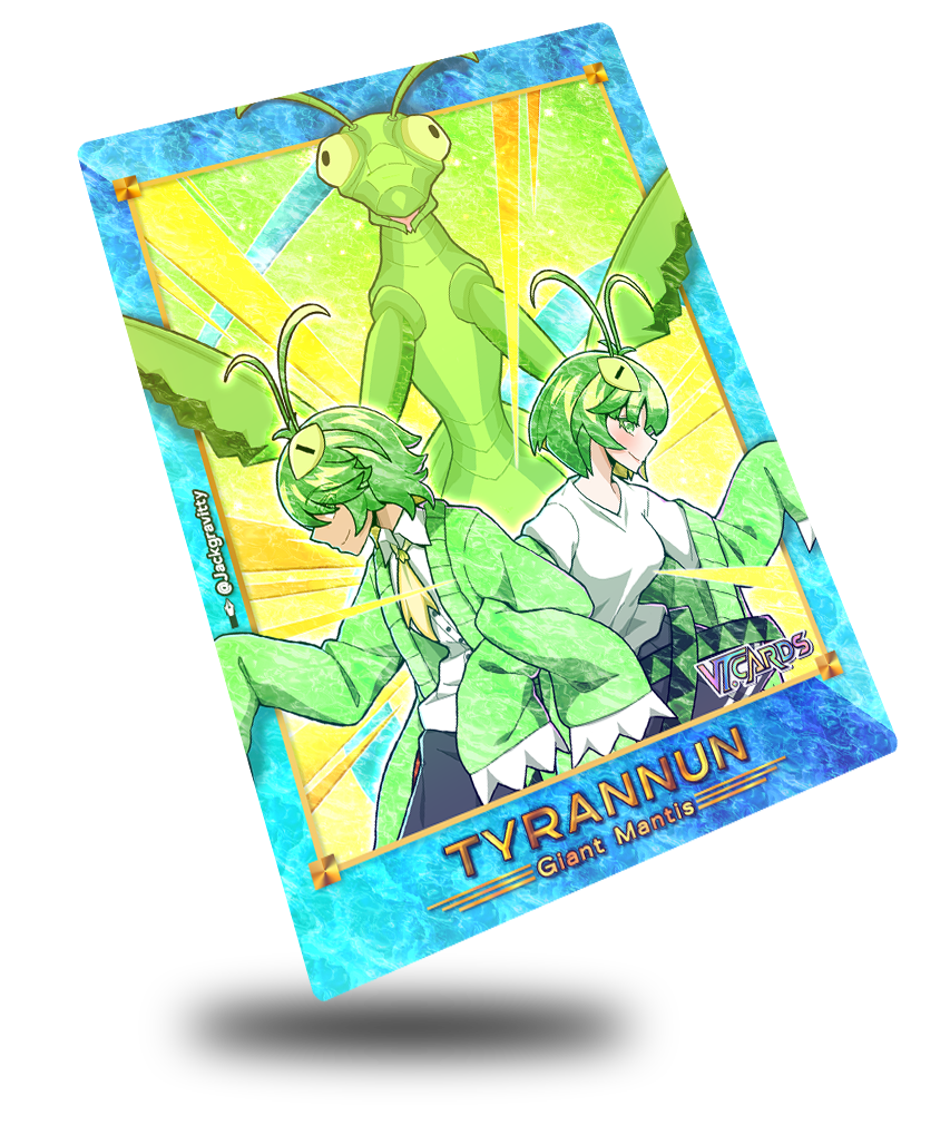 TyRannun Stat Style, Vtuber Trading Card